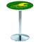 Holland Bar Stool Co 42" Chrome Kentucky State University Pub Table L214C4228KYStUn - alternate 1
